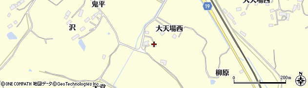 宮城県大崎市松山長尾（穴沢）周辺の地図
