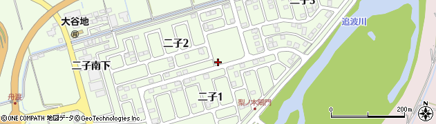 宮城県石巻市二子周辺の地図