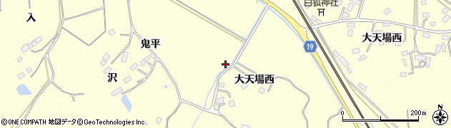 宮城県大崎市松山長尾（新五輪崎）周辺の地図