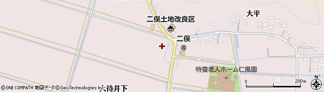 宮城県石巻市大森（大待井下）周辺の地図