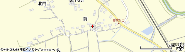 宮城県大崎市松山長尾前周辺の地図