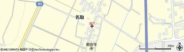道六周辺の地図