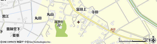 宮城県大崎市松山長尾（兵庫屋敷）周辺の地図