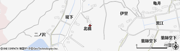 宮城県大崎市松山金谷（北橋）周辺の地図
