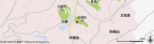 宮城県大崎市松山千石（弁慶坂）周辺の地図