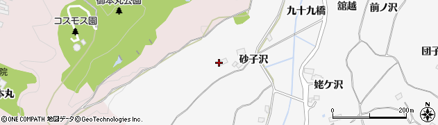 宮城県大崎市松山金谷（砂子沢西）周辺の地図