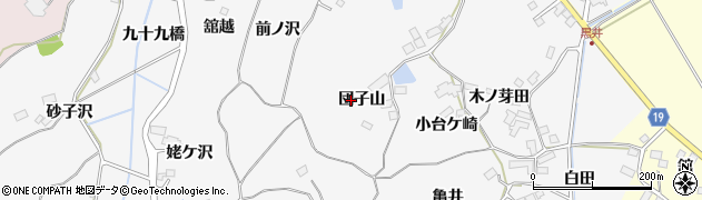 宮城県大崎市松山金谷（団子山）周辺の地図