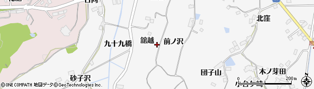 宮城県大崎市松山金谷（舘越）周辺の地図