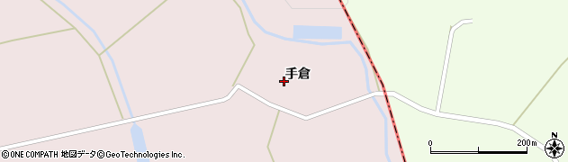 宮城県色麻町（加美郡）大（手倉畑）周辺の地図