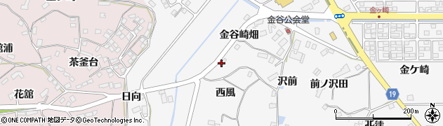 宮城県大崎市松山金谷西風周辺の地図