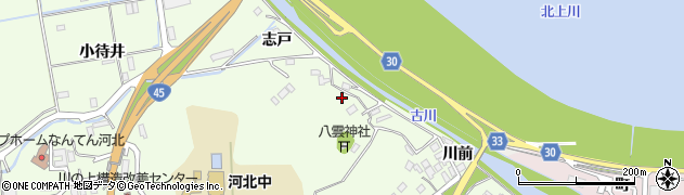 宮城県石巻市小船越山畑186周辺の地図