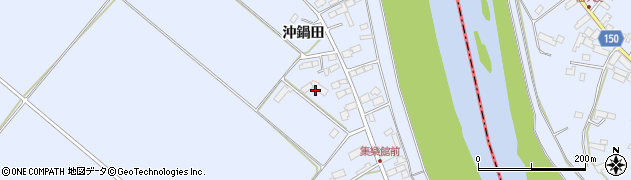 宮城県大崎市鹿島台船越（鍋田）周辺の地図