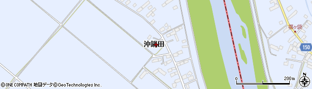 宮城県大崎市鹿島台船越（沖鍋田）周辺の地図