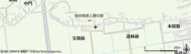 宮城県石巻市小船越宝領前周辺の地図