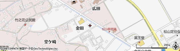 宮城県大崎市松山金谷（金田）周辺の地図
