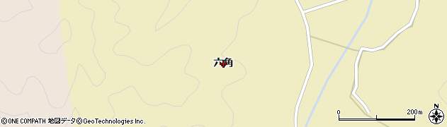 宮城県石巻市針岡（六角）周辺の地図