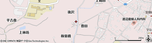 宮城県大崎市松山千石（後沢）周辺の地図