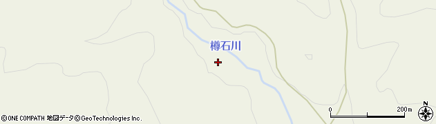 樽石川周辺の地図