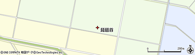 宮城県大崎市松山須摩屋（琵琶首）周辺の地図