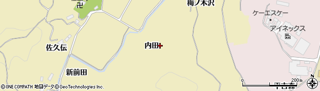 宮城県大崎市松山次橋（内田）周辺の地図