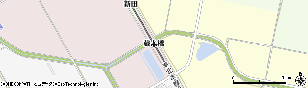 宮城県大崎市松山千石（蔵人橋）周辺の地図