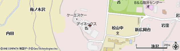 宮城県大崎市松山千石（新平吉森）周辺の地図