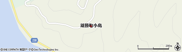 宮城県石巻市雄勝町小島周辺の地図