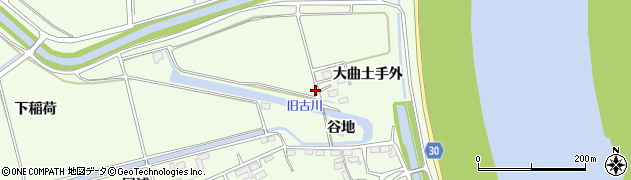 宮城県石巻市成田（大曲土手外）周辺の地図