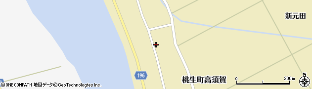 宮城県石巻市桃生町高須賀（内畑）周辺の地図