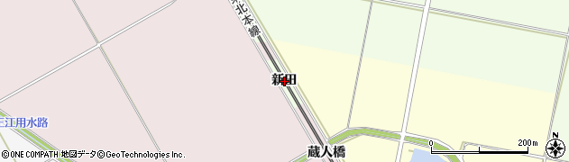 宮城県大崎市松山須摩屋（新田）周辺の地図