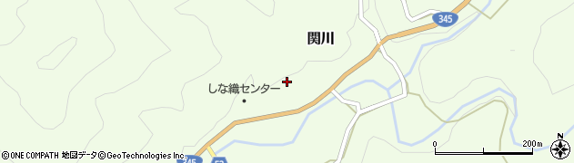 山形県鶴岡市関川向周辺の地図