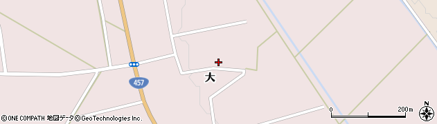 宮城県色麻町（加美郡）大（下新町北）周辺の地図