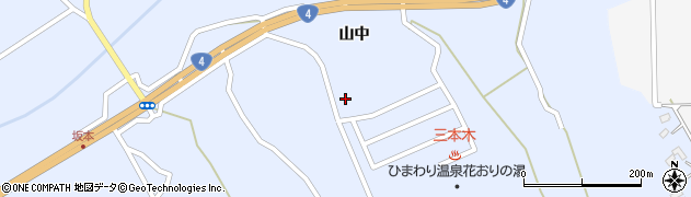 宮城県大崎市三本木坂本（観音沢）周辺の地図