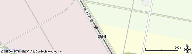 宮城県大崎市松山千石（中新田）周辺の地図
