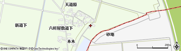 宮城県大崎市松山須摩屋（外川原）周辺の地図