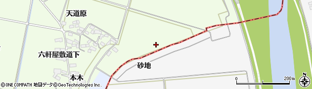 宮城県大崎市松山須摩屋（外川原下）周辺の地図