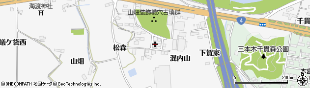 宮城県大崎市三本木蟻ケ袋山畑7周辺の地図