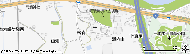 宮城県大崎市三本木蟻ケ袋山畑13周辺の地図