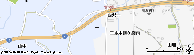 宮城県大崎市三本木坂本青山8周辺の地図
