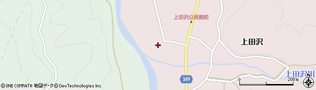 山形県鶴岡市上田沢（西ノ内）周辺の地図