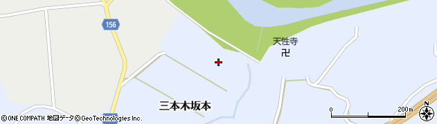 宮城県大崎市三本木坂本（舟場川原）周辺の地図