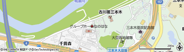 宮城県大崎市三本木廻山54周辺の地図