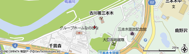 宮城県大崎市三本木廻山43周辺の地図