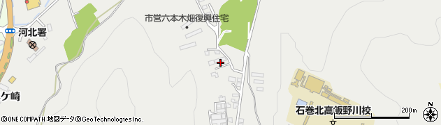 宮城県石巻市相野谷（手摺窪）周辺の地図