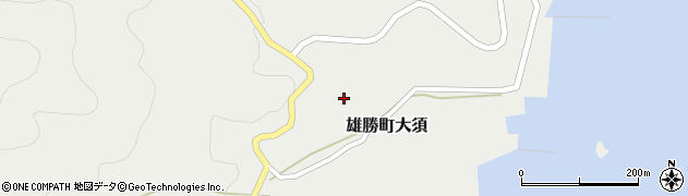 宮城県石巻市雄勝町大須大須周辺の地図
