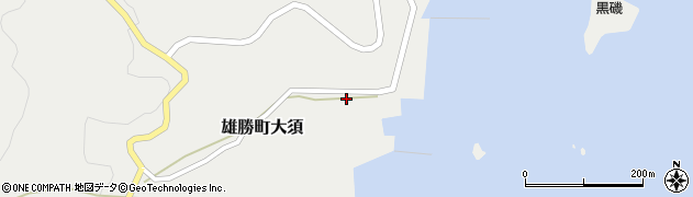 宮城県石巻市雄勝町大須大須13周辺の地図