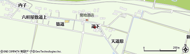 宮城県大崎市松山須摩屋（道下）周辺の地図