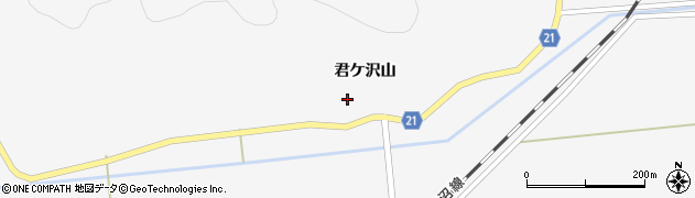 宮城県石巻市和渕（君ケ沢山）周辺の地図