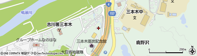 宮城県大崎市三本木大豆坂周辺の地図