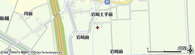宮城県石巻市成田岩崎前周辺の地図